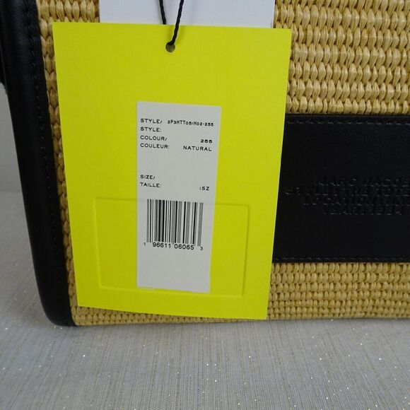 Marc Jacobs The Small Tote Woven Straw Leather Women's Bag Crossbody NWT $495 - Picture 8 of 16
